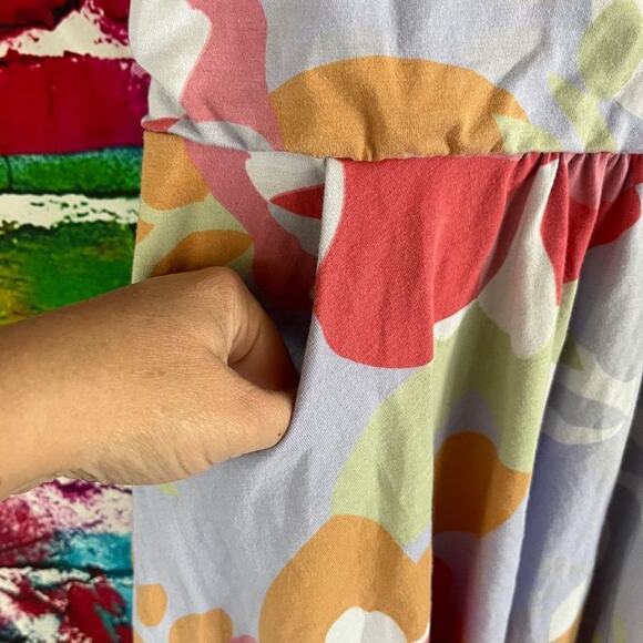 Fresh Produce Fresh Blossoms Floral Lily Tank Dress Pockets Size XL - Picture 7 of 8